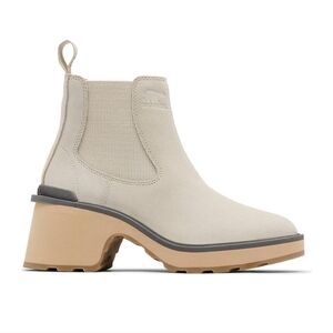 Sorel Chelsea Lug Off White Cream Boots Booties Size 6.5